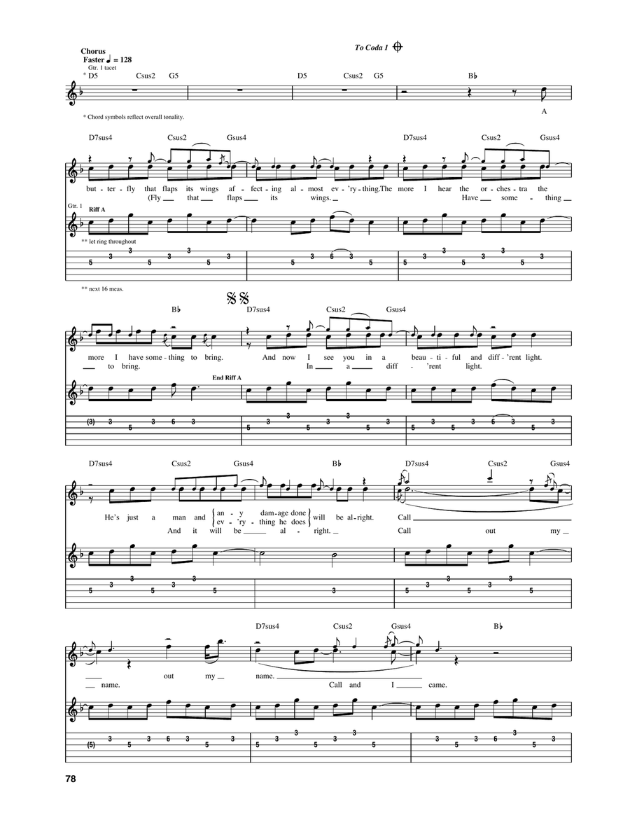 Savior Savior Acoustic Guitar scores gallery preview page 3