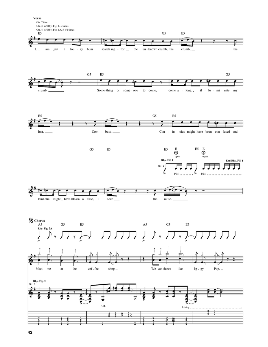 Coffee Shop Coffee Shop Acoustic Guitar scores gallery preview page 2