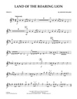 Land of the Roaring Lion - Violin 1 mini preview
