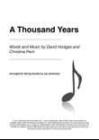 A Thousand Years