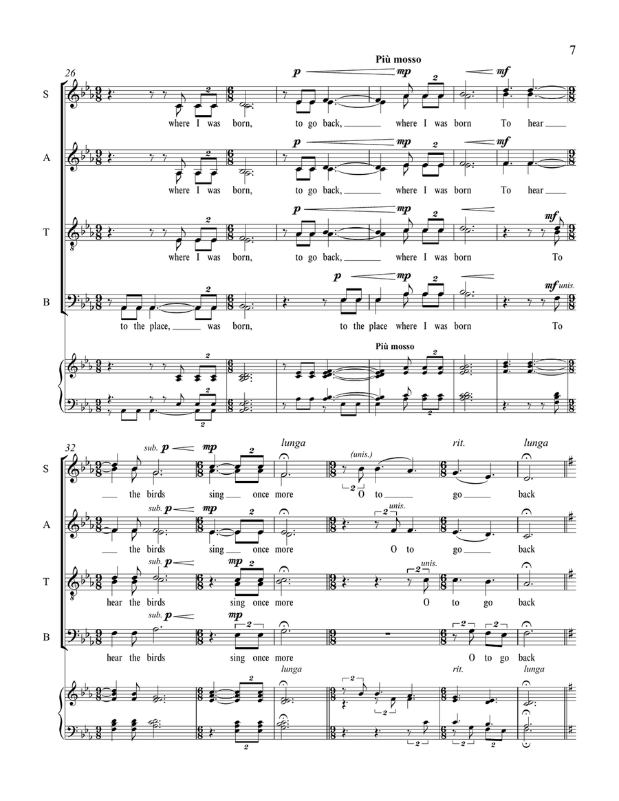 A Song of Joys (Downloadable) SSAATTBB scores gallery preview page 6
