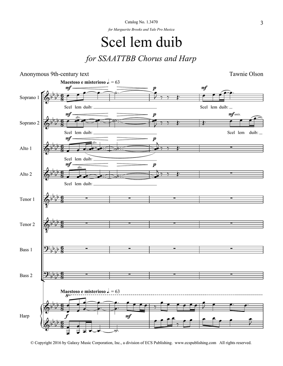 Scel lem duib Scel lem duib SSAATTBB scores gallery preview page 2