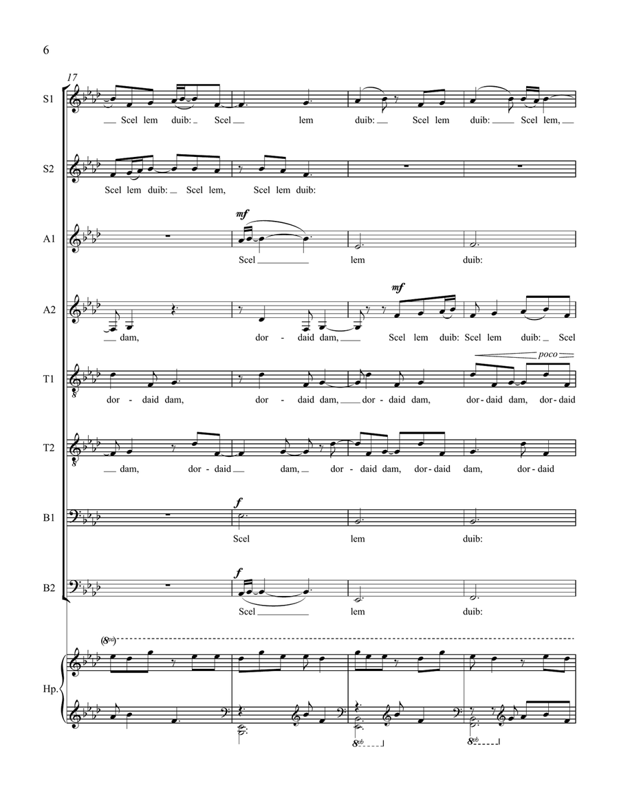 Scel lem duib Scel lem duib SSAATTBB scores gallery preview page 5