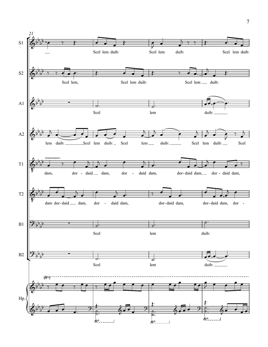 Scel lem duib Scel lem duib SSAATTBB scores gallery preview page 6