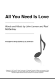 All You Need Is Love