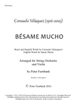 Besame Mucho (Kiss Me Much)