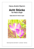 Eight pieces for flute and organ