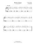Rock of Ages, Cleft for Me - for easy piano mini preview