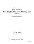 How Brightly Shines the Morning Star