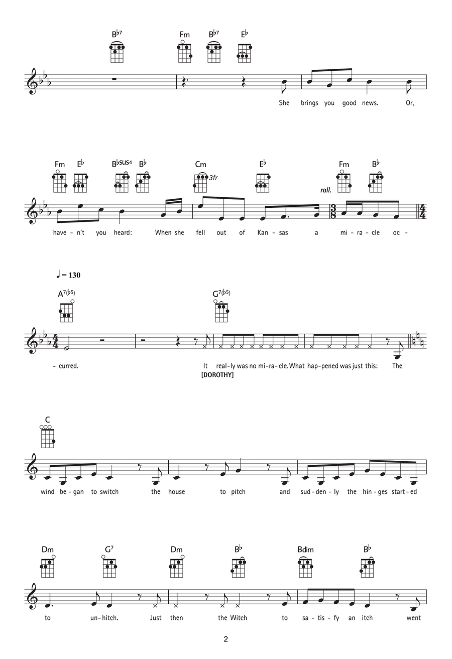 Come Out, Come Out, Wherever You Are Ukulele scores gallery preview page 2