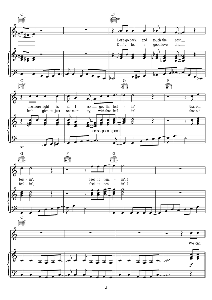 Patch It Up Patch It Up Piano, Vocal, Guitar scores gallery preview page 2