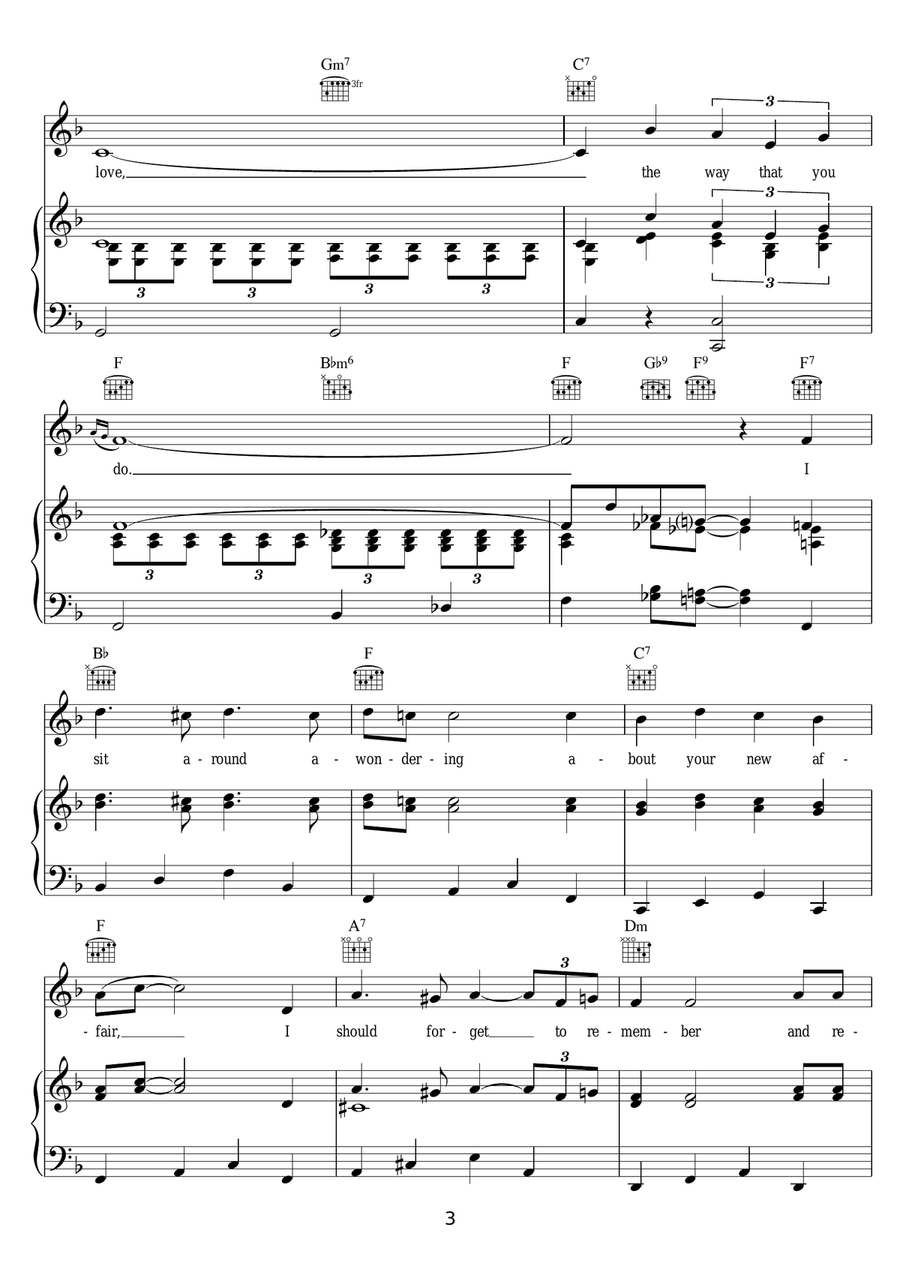 Out Of Sight, Out Of Mind Piano, Vocal, Guitar scores gallery preview page 3