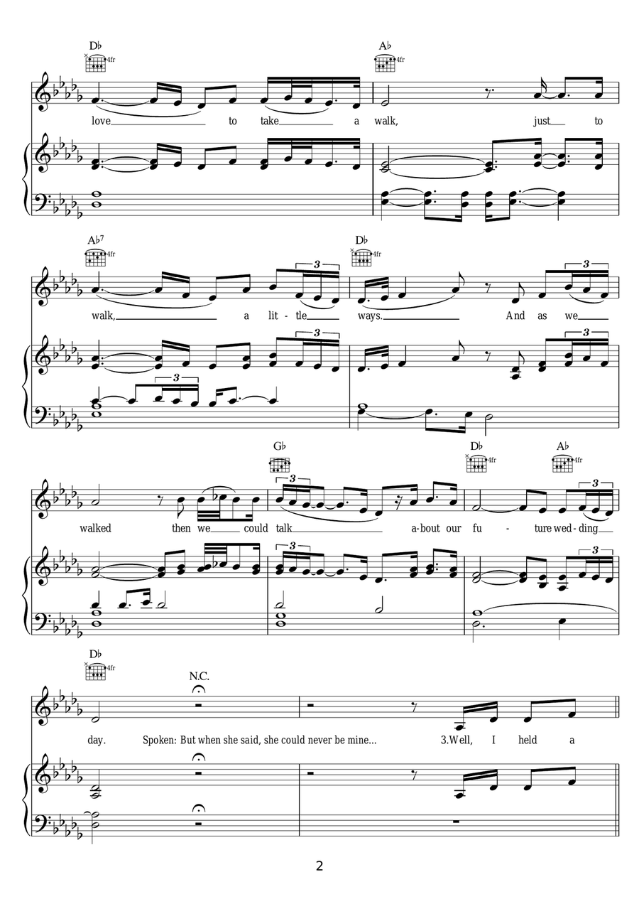 Banks Of The Ohio Banks Of The Ohio Piano, Vocal, Guitar scores gallery preview page 2