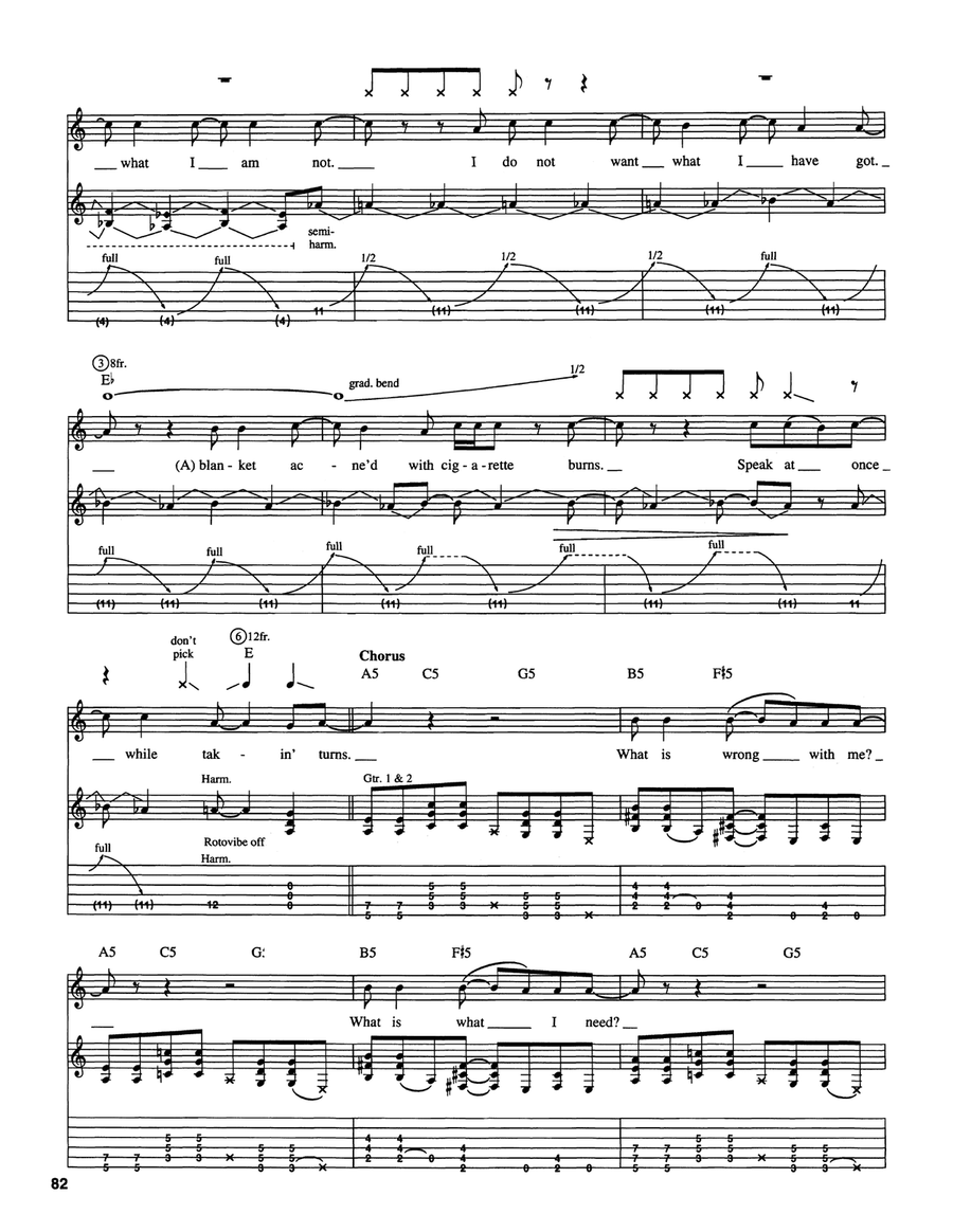 Radio Friendly Unit Shifter Acoustic Guitar scores gallery preview page 4