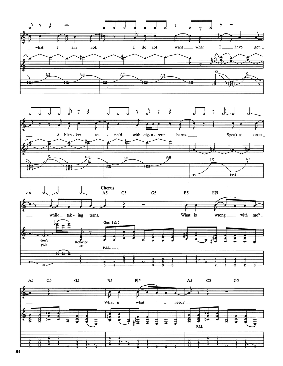 Radio Friendly Unit Shifter Acoustic Guitar scores gallery preview page 6
