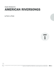 Guides to Band Masterworks, Vol. 6 - Student Workbook - American Riversongs