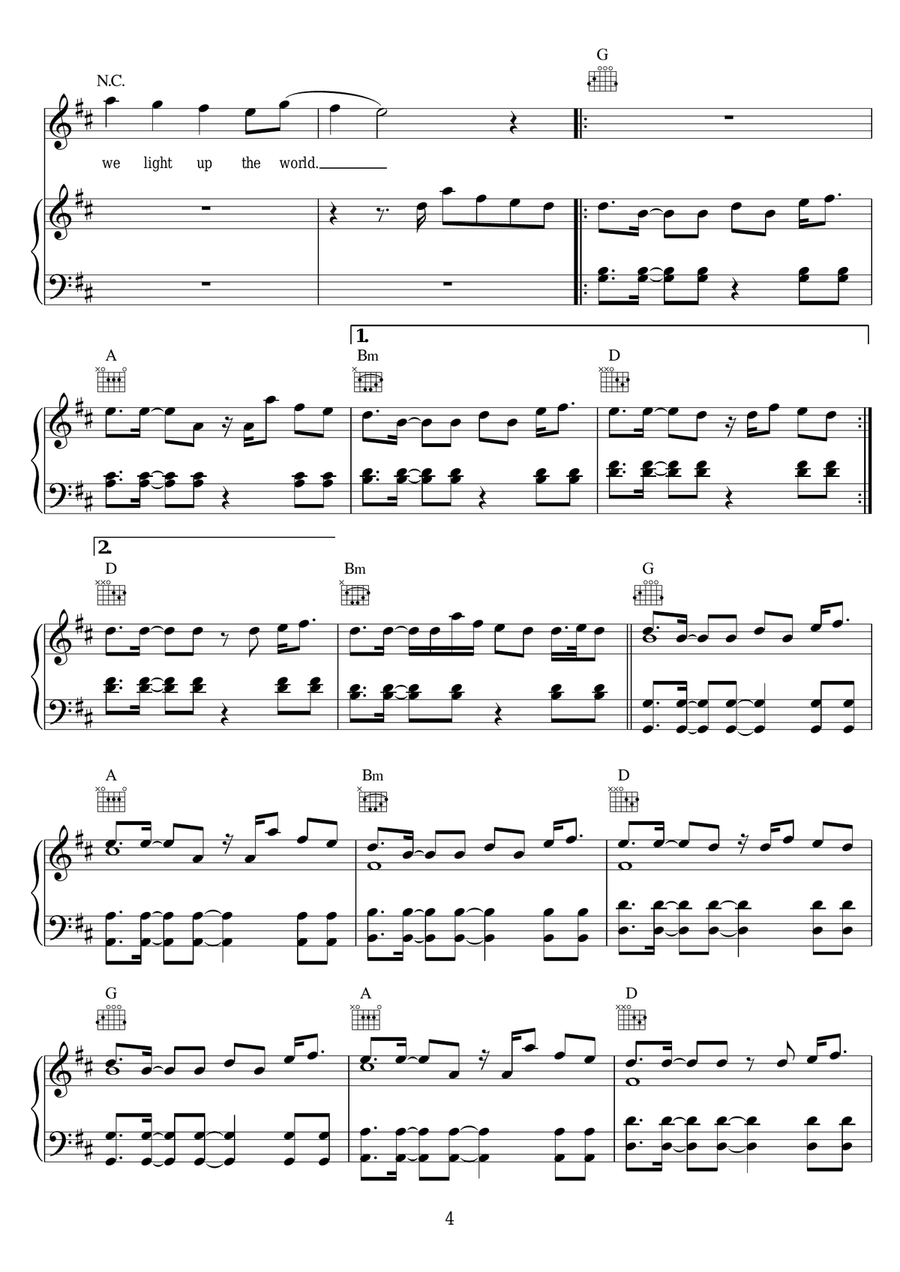 Firestone Firestone Piano, Vocal, Guitar scores gallery preview page 4