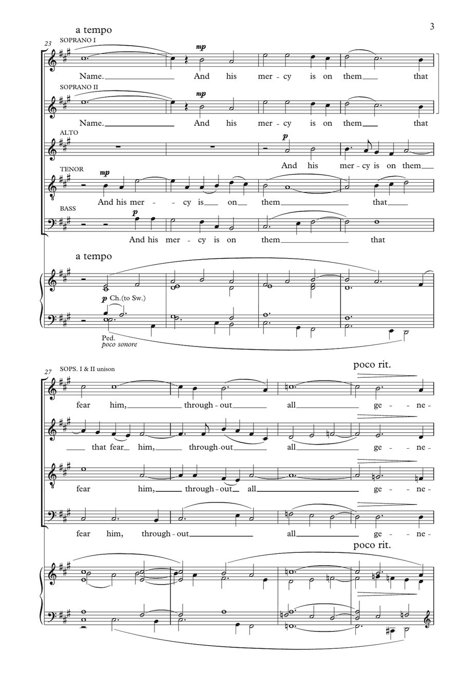 The Gloucester Magnificat And Nunc Dimittis SSATB scores gallery preview page 3