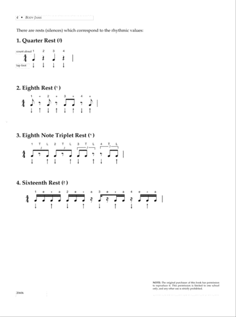 Body Jams Percussion scores gallery preview page 4