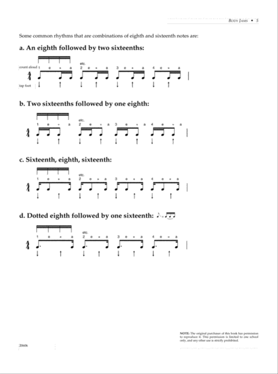 Body Jams Percussion scores gallery preview page 5