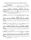 To Spring tuba solo with piano (Grieg piano piece adapted to tuba + piano)