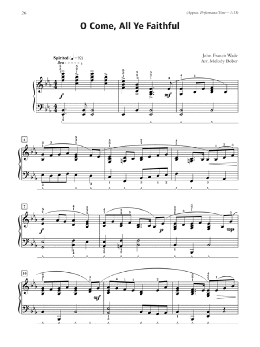A Traditional Christmas Piano Solo scores gallery preview page 4