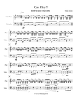 Can I Say? for Steel Drum and Marimba