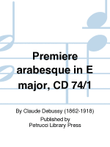Arabesques, CD 74