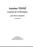 Antoine Tisné: Légende de la Montagne for two trumpets (Bb or C)