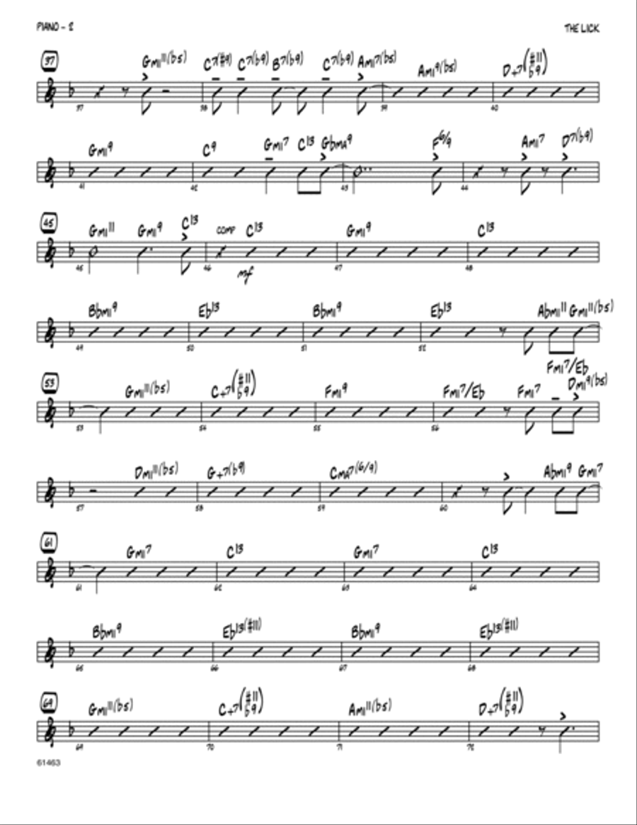 The Lick - Piano Piano scores gallery preview page 2