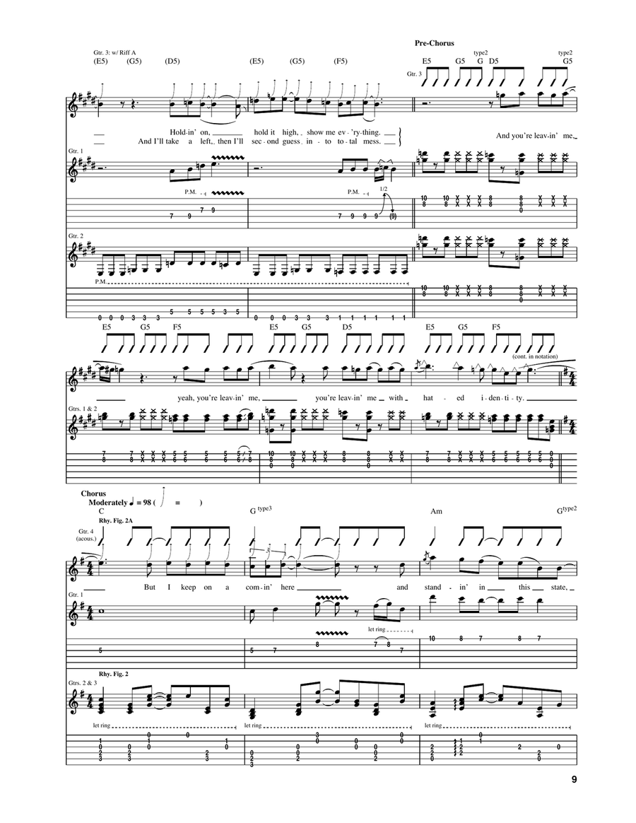 Galaxie Galaxie Acoustic Guitar scores gallery preview page 2