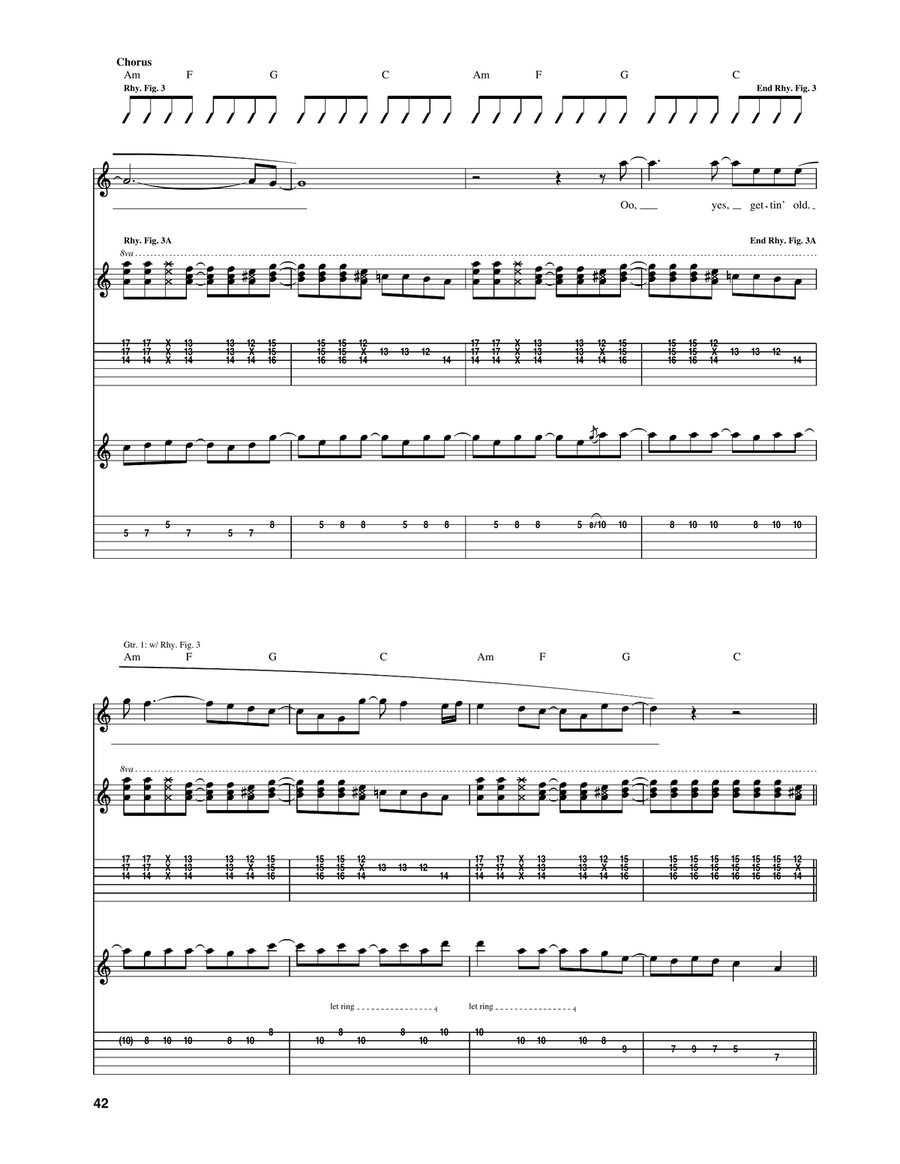 Walk Walk Acoustic Guitar scores gallery preview page 3