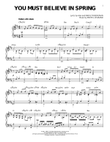You Must Believe In Spring [Jazz version] (arr. Brent Edstrom)