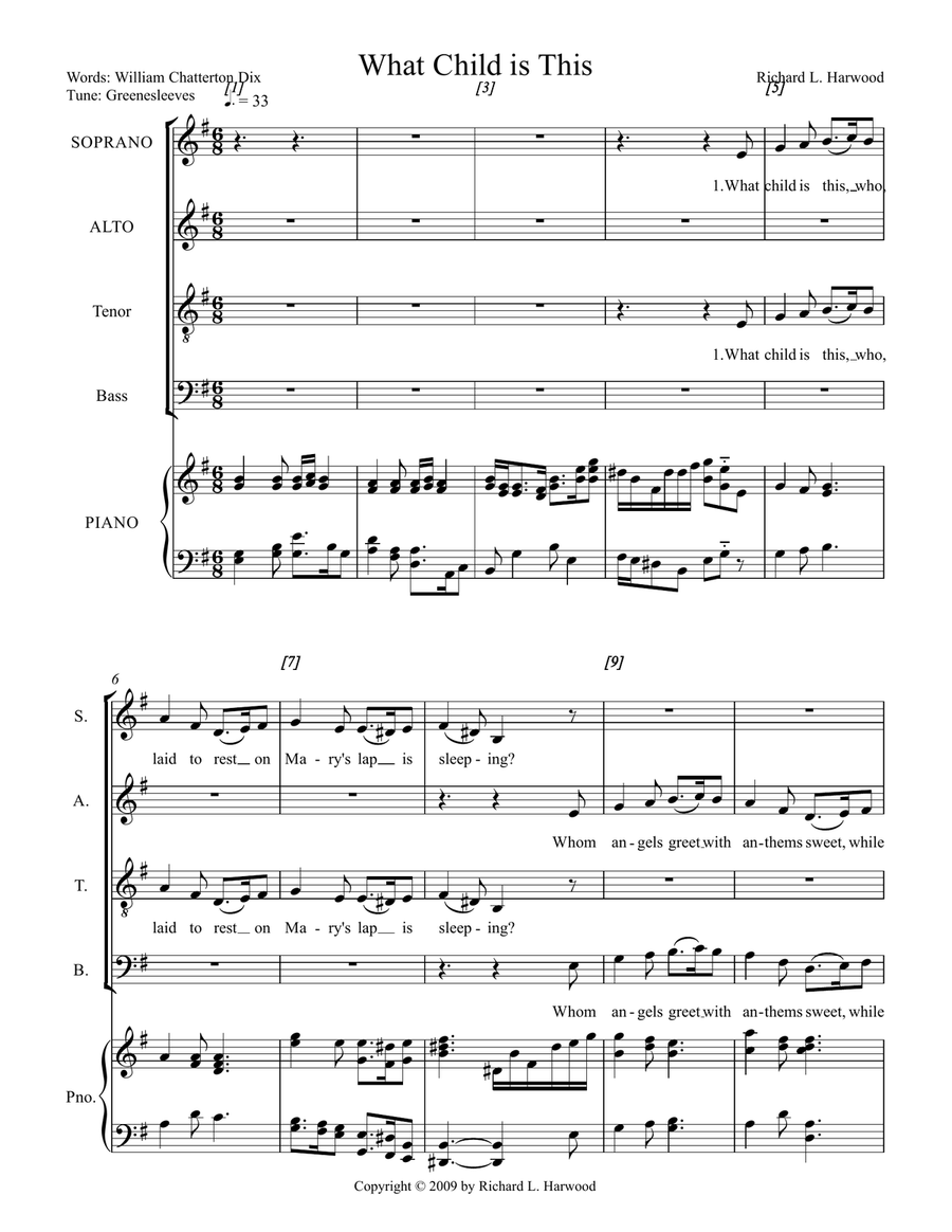 What Child is This What Child is This 4-Part scores gallery preview page 2