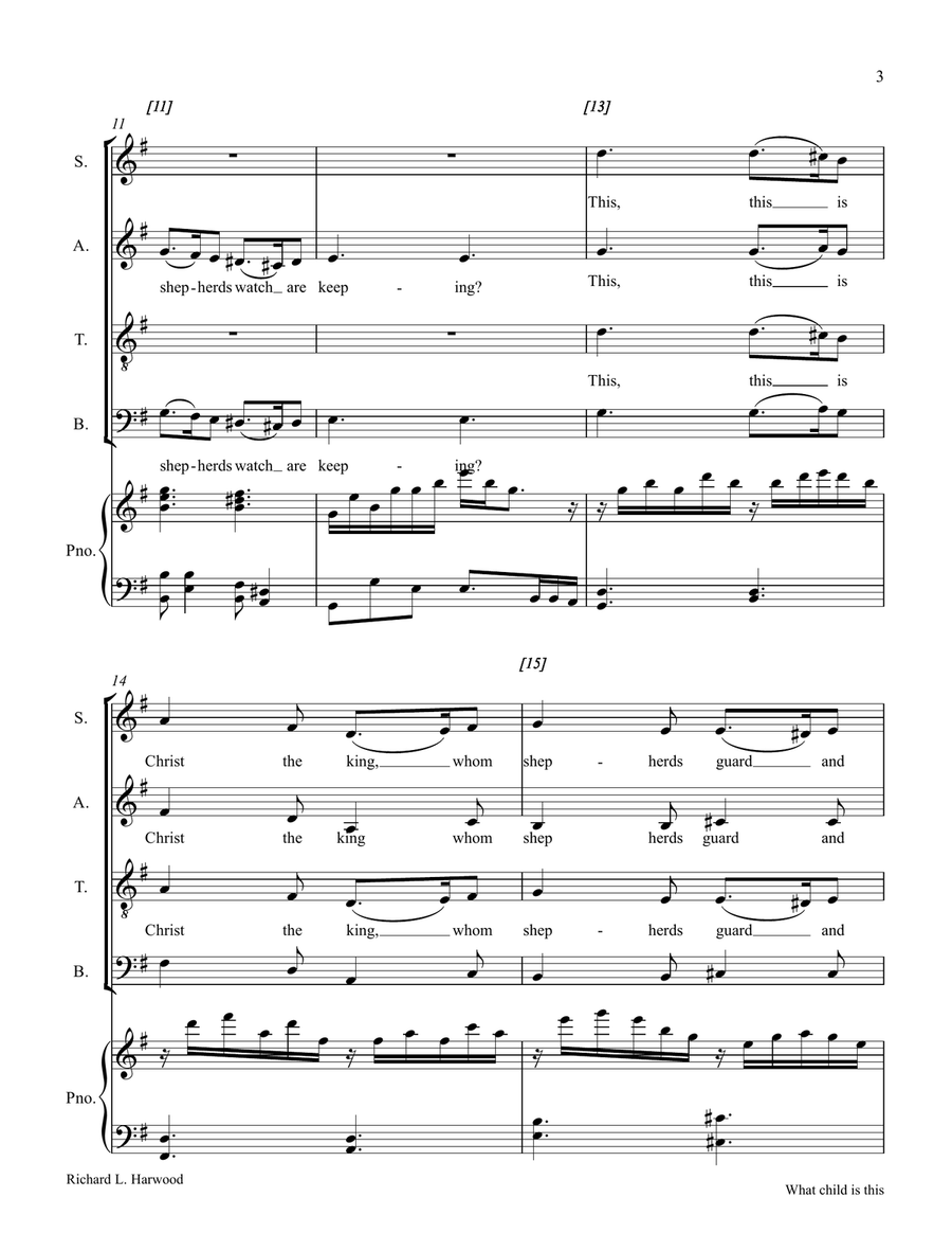 What Child is This What Child is This 4-Part scores gallery preview page 3
