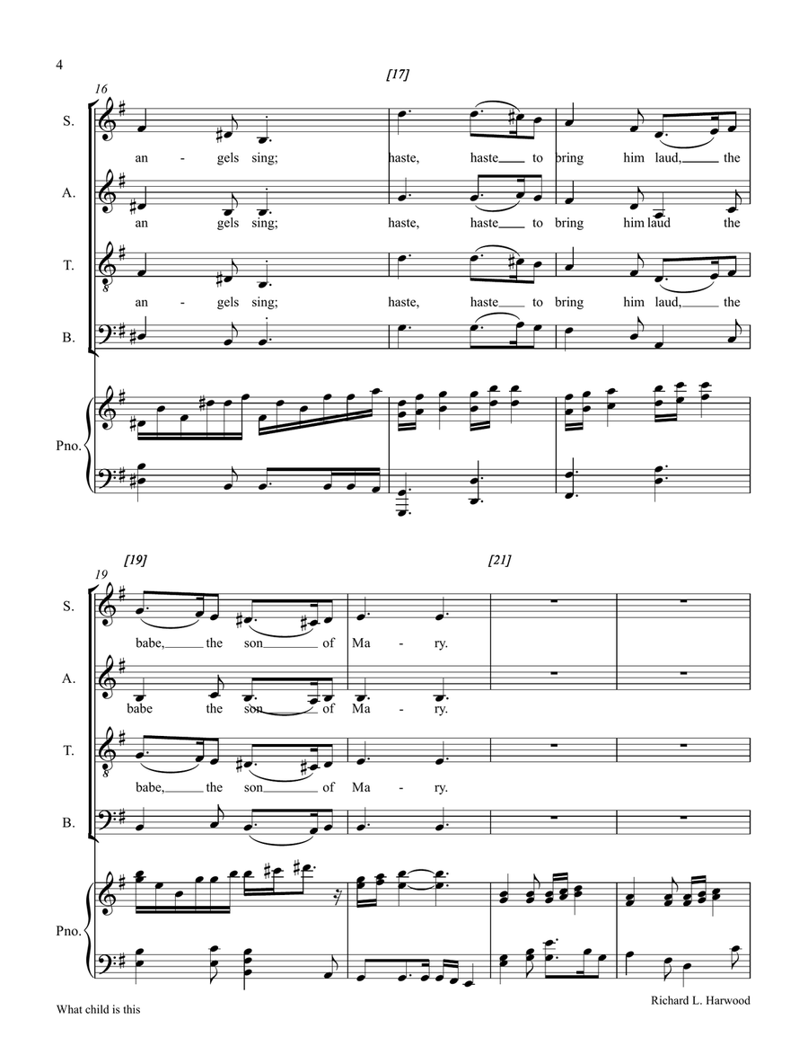 What Child is This What Child is This 4-Part scores gallery preview page 4
