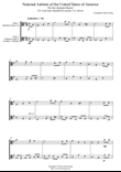 National Anthem of the USA (for viola duet, suitable for grades 2 or above)