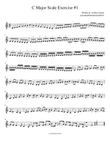 C Major Scale Exercise #1