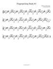 Fingerpicking Study #1