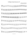G Major Scale Exercise #1