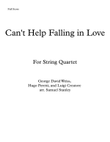 Can't Help Falling In Love