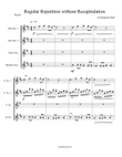 Regular Repetition without Recapitulation
