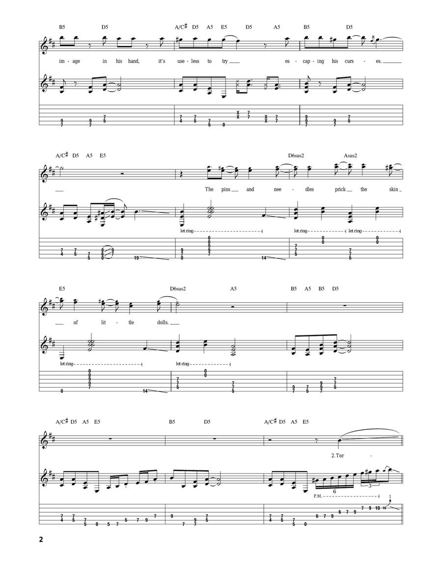 Little Dolls Little Dolls Acoustic Guitar scores gallery preview page 2