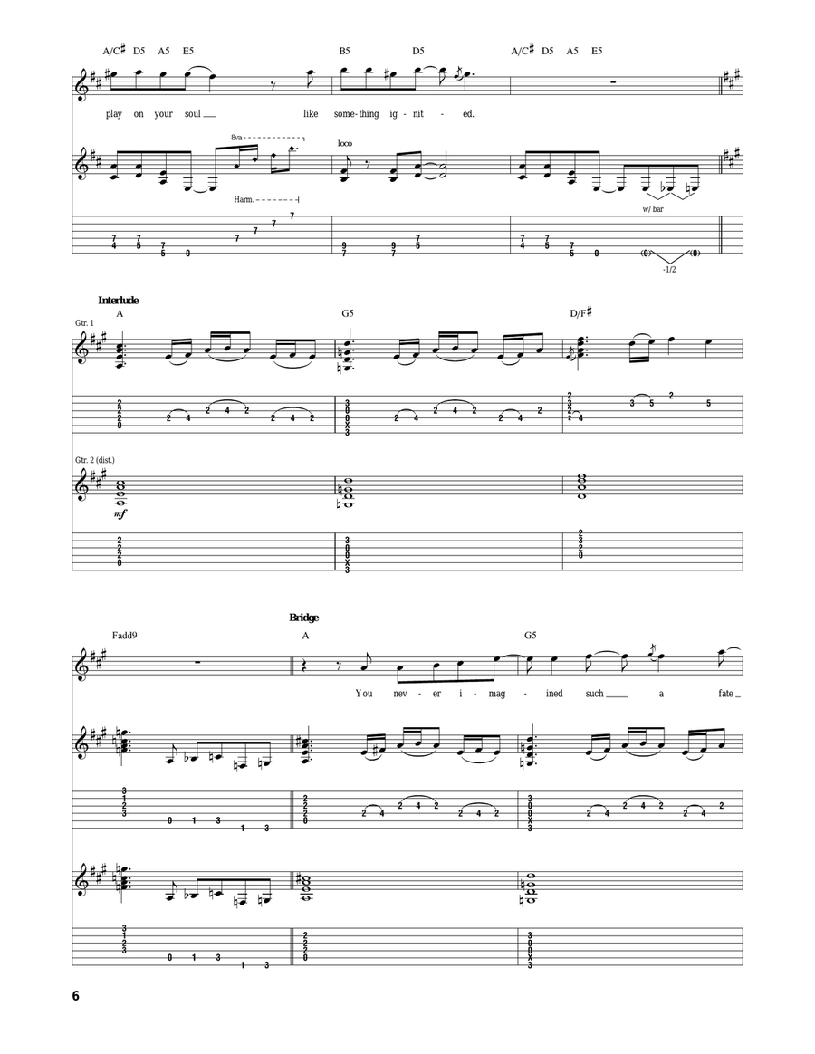 Little Dolls Little Dolls Acoustic Guitar scores gallery preview page 6
