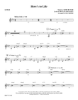 Here's to Life - Guitar