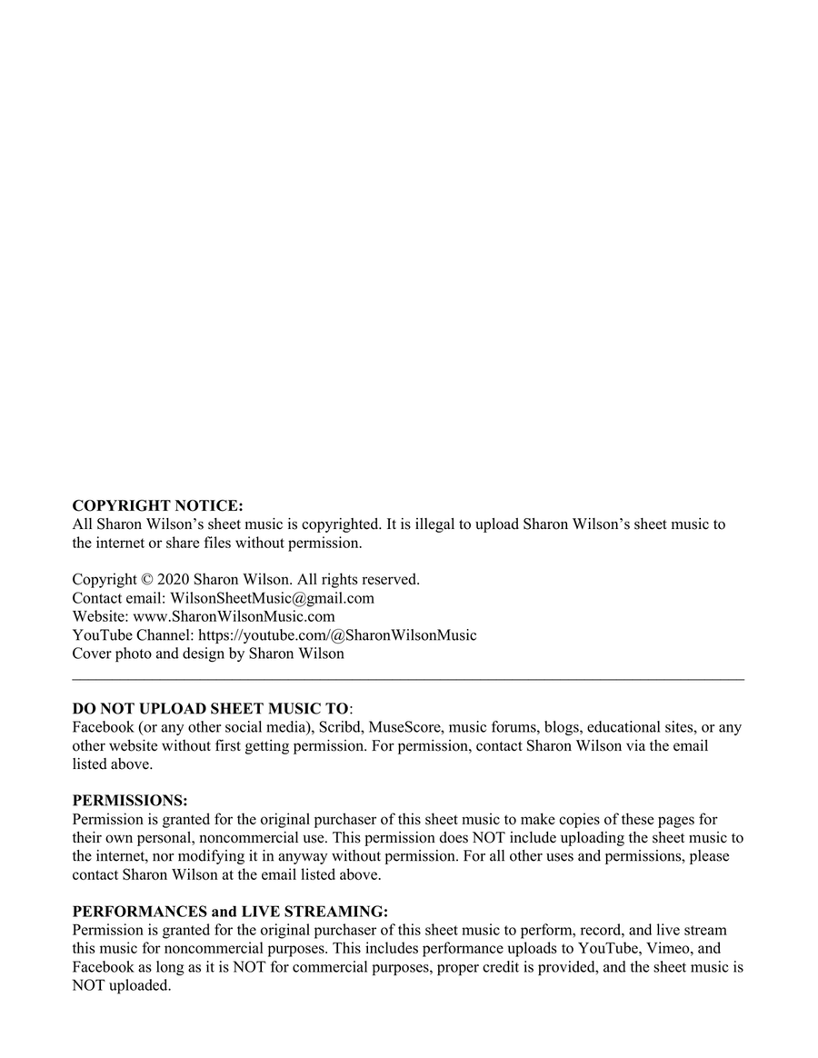 Creation Meditations (A Collection of One-Page Arrangements for Solo Piano) Piano Solo scores gallery preview page 3