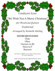 We Wish You a Merry Christmas (for Woodwind Quintet) mini preview