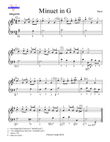 Minuet in G BACH