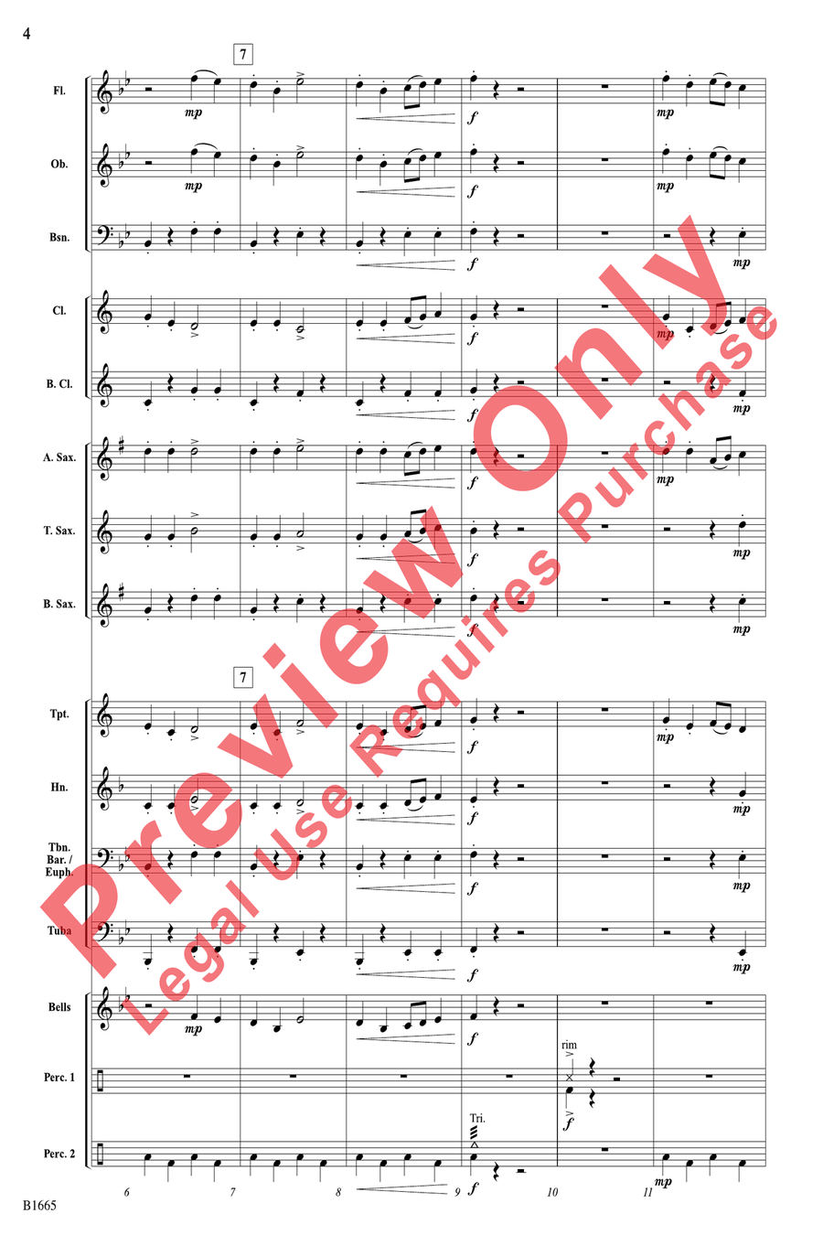Snooze Alarm Snooze Alarm Concert Band scores gallery preview page 4