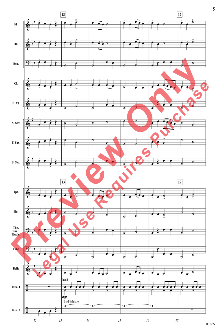 Snooze Alarm Snooze Alarm Concert Band scores gallery preview page 5